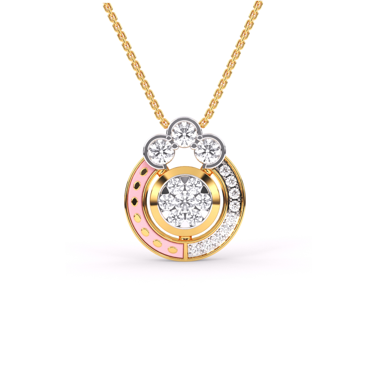 Dream of Dazzle Diamond Pendant For Girls